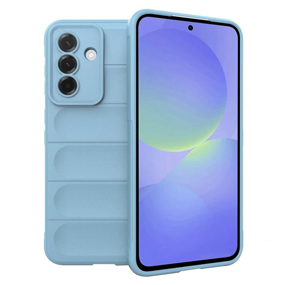 Husa pentru Samsung Galaxy A56 5G DaDen® Magic Shield, Antisoc, Interior microfibra, TPU, Albastru deschis