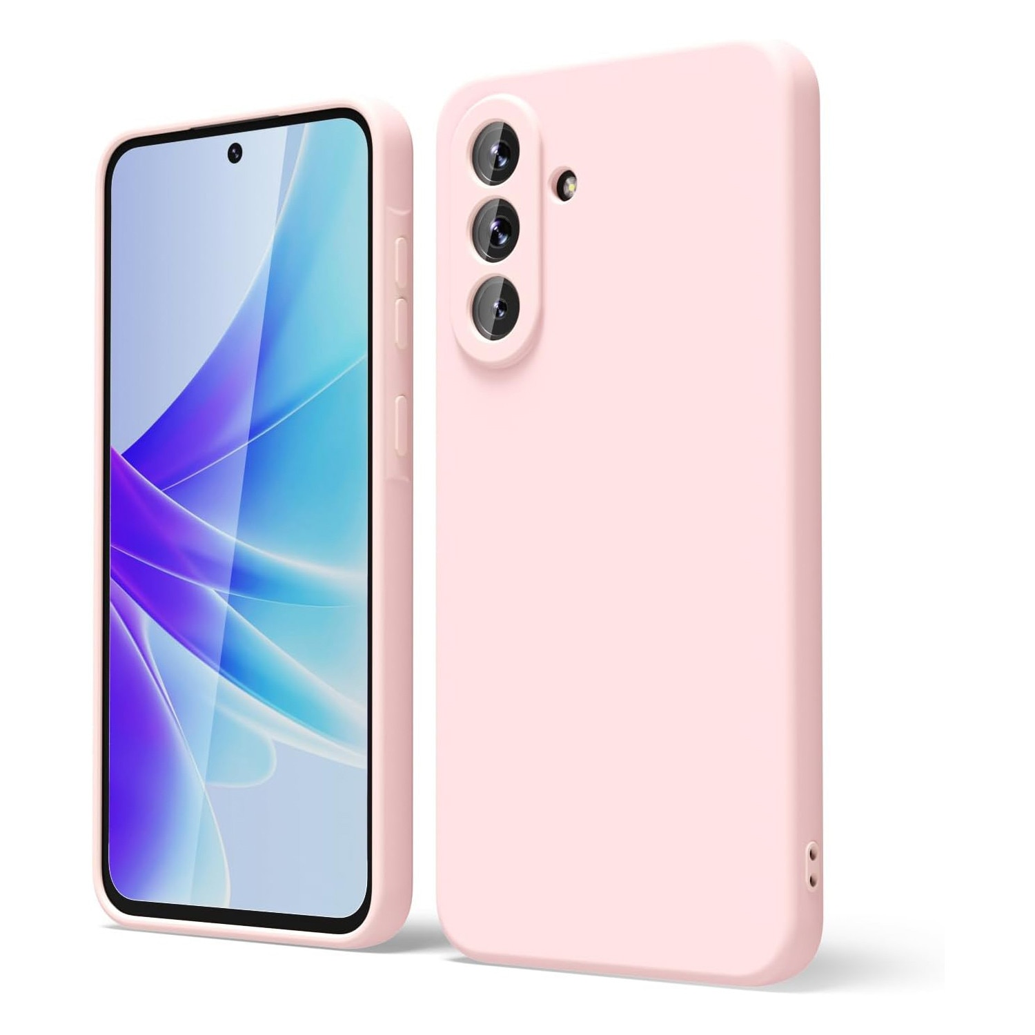 Husa pentru Samsung Galaxy A26 Daden® Silicon Soft, Ultra Slim, Protectie sporita, Interior de microfibra, Roz