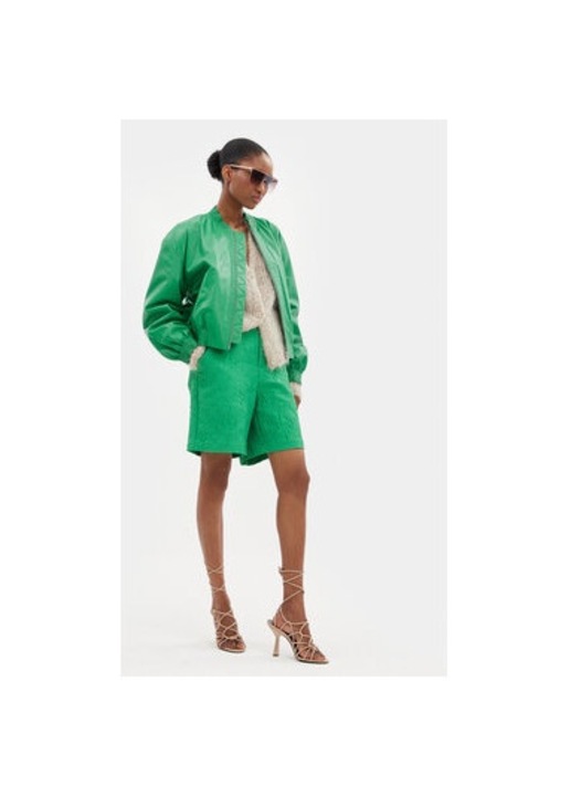 Geaca dama, Custommade, 303620028, Piele naturala, Verde, Verde