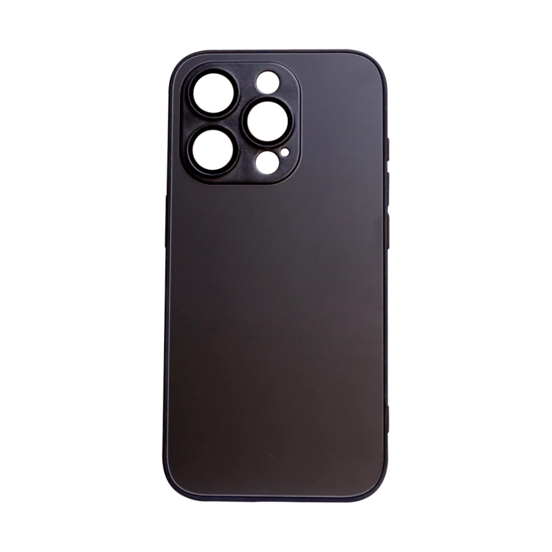 Husa de protectie din sticla Premium AG Glass pentru iPhone 15 Pro Max, negru