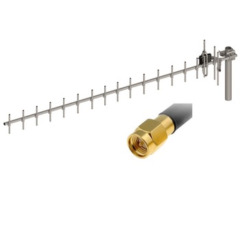 Antena Yagi GSM/UMTS 900MHz, 16.5dBi, 10m cablu mufa SMA pt zone rurale Antena Yagi GSM/UMTS 900MHz, 16.5dBi, 10m cablu mufa SMA pt zone rurale
