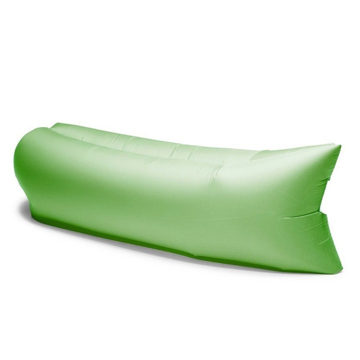 Надуваем матрак тип шезлонг Lamzac Lazy bag, 250 х 70 х 35 см, Зелен