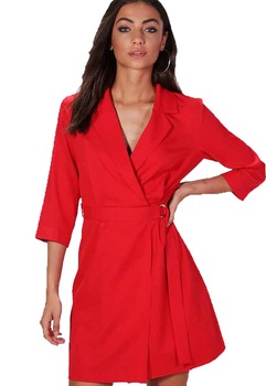 Rochie tip trench, Rosu, Le Charm, Rosu Rochie tip trench, Rosu, Le Charm, Rosu