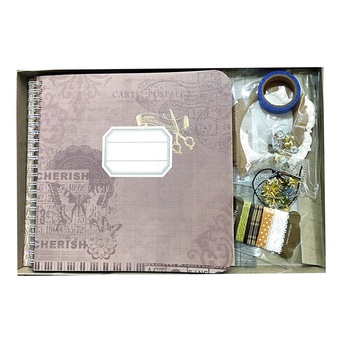 Album foto Memories 19x19cm, Scrapbook kit DIY vintage Album foto Memories 19x19cm, Scrapbook kit DIY vintage