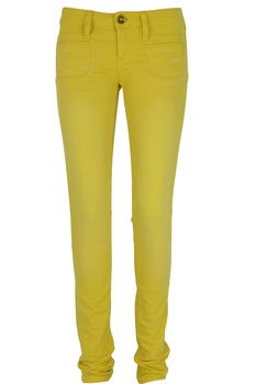 Jeans Dama, Desigual, Slim Fit, Galben, 36 Jeans Dama, Desigual, Slim Fit, Galben, 36