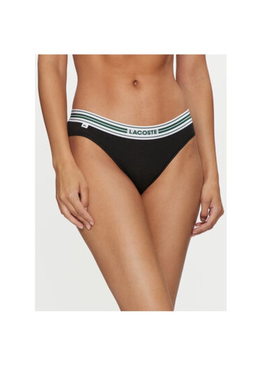 Дамски бикини, Lacoste, 304596155, Памук, Черен, Черен