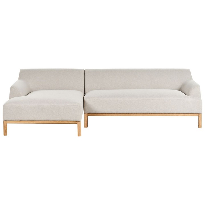 Coltar dreapta din tesatura bej deschis Sosjo