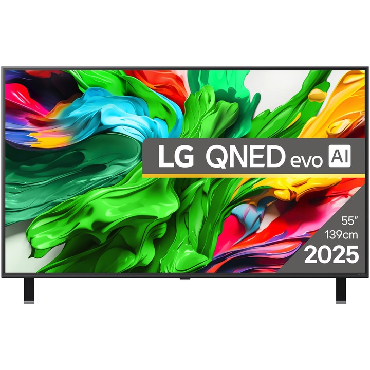 Телевизор LG QNED 55QNED85A3C, 55" (139 см), Smart, 4K Ultra HD, 100 Hz, Клас E (Модел 2025)