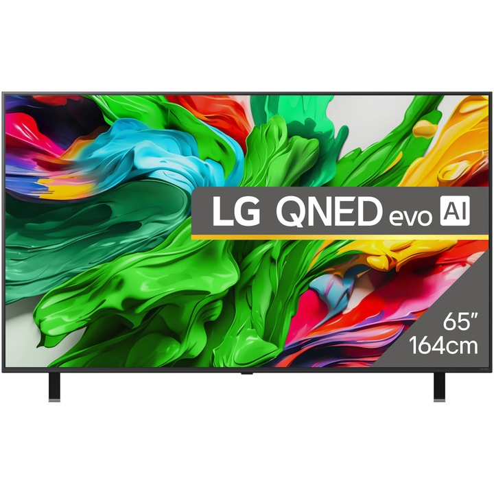Телевизор LG QNED evo 65QNED85A3C, 65" (164 см), Smart, 4K Ultra HD, 100 Hz, Клас E (Модел 2025)