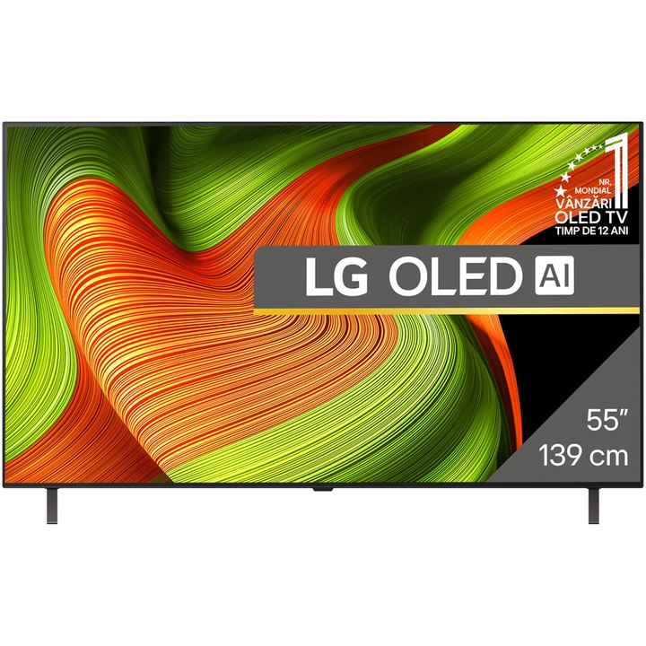 Телевизор LG OLED 55B53LA, 55" (139 см), Smart, 4K Ultra HD, 100 Hz, Клас F (Модел 2025)