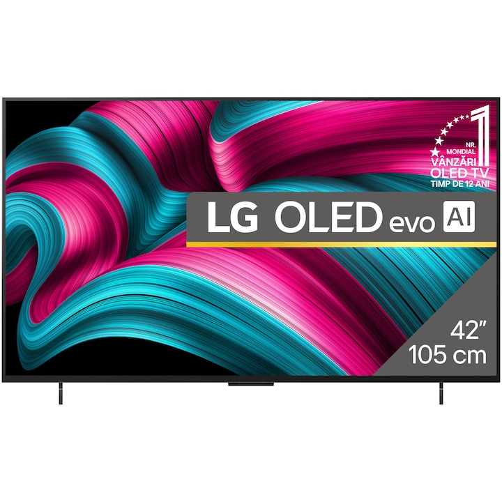Телевизор LG OLED evo 42C51LA, 42" (105 см), Smart, 4K Ultra HD, 100 Hz, Клас G (Модел 2025)