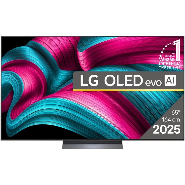 Телевизор LG OLED evo 65C51LA, 65" (164 см), Smart, 4K Ultra HD, 100 Hz, Клас F (Модел 2025)