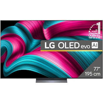 Televizor LG OLED evo 77C52LA, 195 cm, Smart, 4K Ultra HD, 100 Hz, Clasa F (Model 2025)