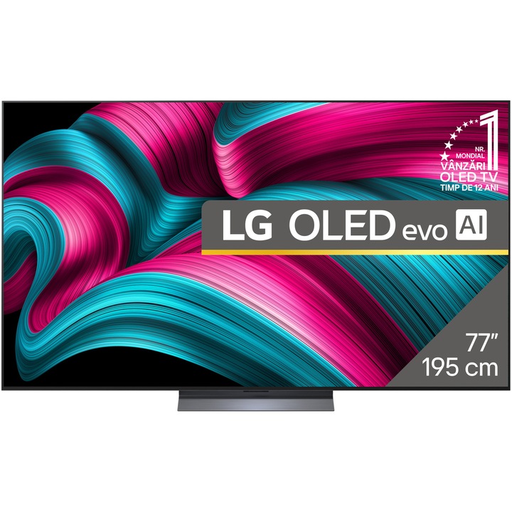 Телевизор LG OLED evo 77C51LA, 77" (195 см), Smart, 4K Ultra HD, 100 Hz, Клас F (Модел 2025)