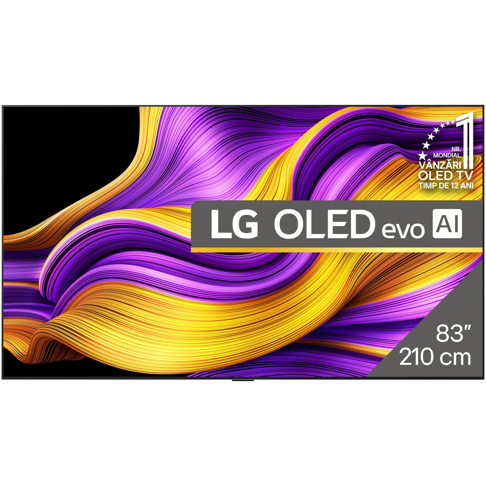 Televizor LG OLED evo 83G51LW, 210 cm, Smart, 4K Ultra HD, 100 Hz, Clasa E (Model 2025)