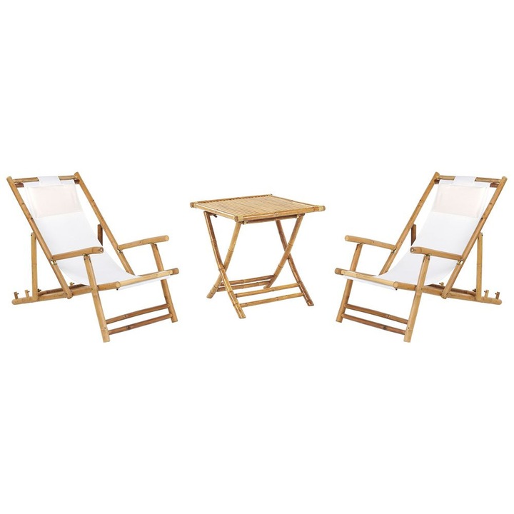 Set mobilier de gradina Atrani/molise Lemn Maro deschis