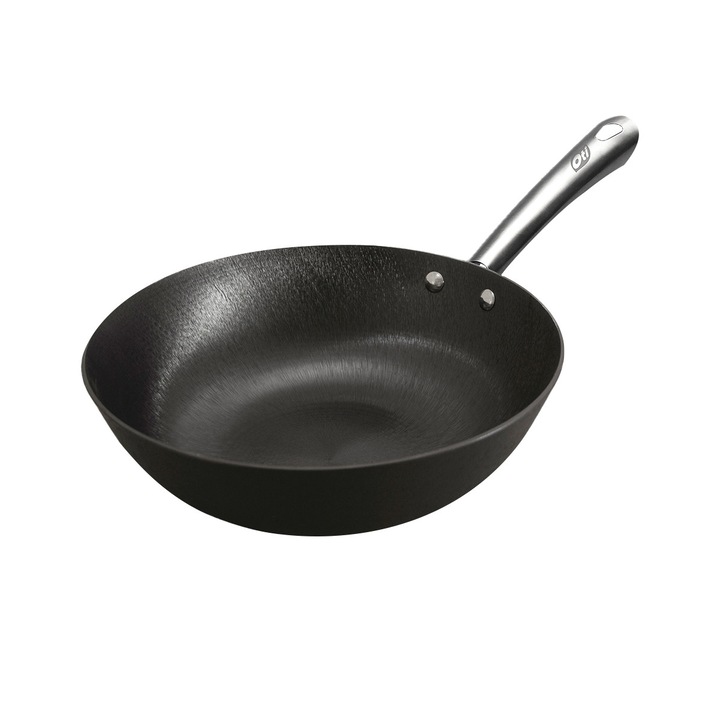 Wok fonta usoara pura, Ø 28 cm OTI
