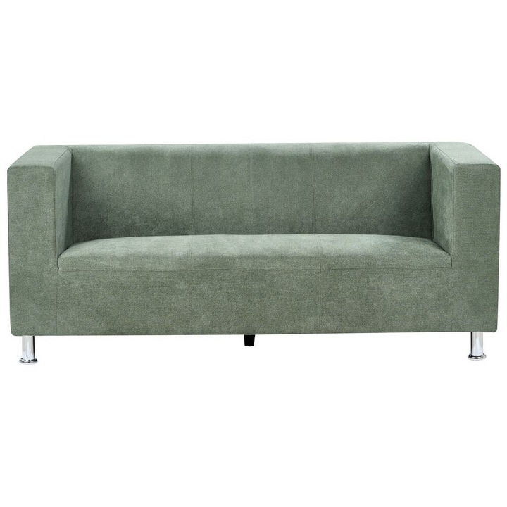 Canapea cu 3 locuri tesatura verde Floro