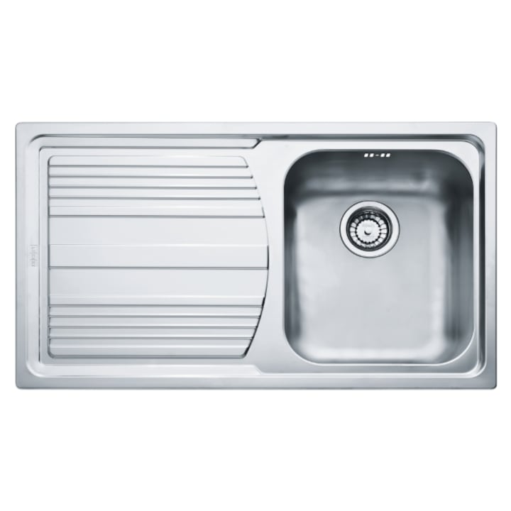 Chiuveta Inox Incorporabila Franke LLL 611-L ST, 860x500 mm, inox dekor