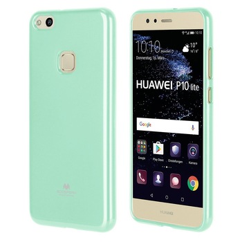 Husa silicon Jelly Mercury Goospery Huawei P10 lite, verde mint Husa silicon Jelly Mercury Goospery Huawei P10 lite, verde mint