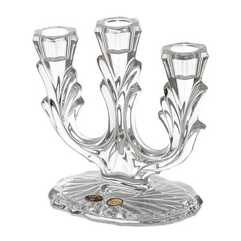 Sfesnic cu 3 brate cristal Bohemia Sfesnic cu 3 brate cristal Bohemia