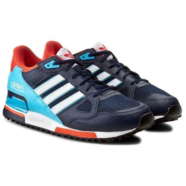 Pantofi sport ADIDAS ZX 750 S79194, pentru barbati, albastru, 47 1/3 - eMAG .ro