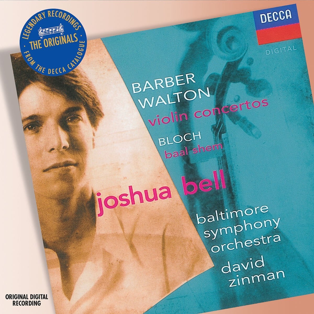 Baltimore Symphony OrchestraDavid ZinmanJoshua Bell - Barber/Walton - Violin Concertos - CD