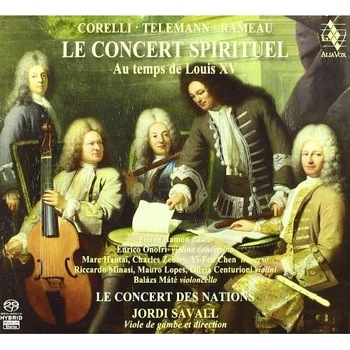 Jordi Savall - Le Concert Spirituel at the time of Louis XV - CD Jordi Savall - Le Concert Spirituel at the time of Louis XV - CD
