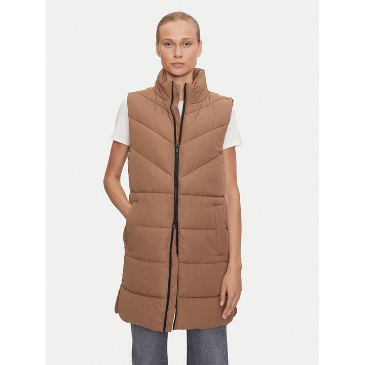 Női mellény, Noisy May, 304517143, Poliészter, L INTL, Barna