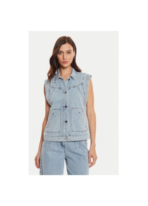 Vesta dama, Morgan, 304479540, Bumbac/Poliester, 34 EU, Albastru