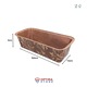 Set 10 bucati, forma copt cozonac / chec, hartie maro, 19,9 x 7,3 x 6 cm, rezistenta la grasimi, antiaderenta, termorezistenta