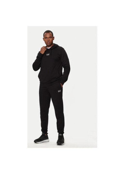 Trening barbati, Emporio Armani EA7, 304287091, Bumbac, Negru, Negru