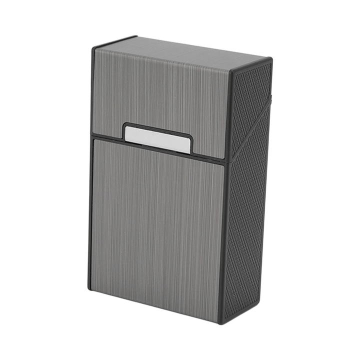 Кутия за цигари от алуминиева сплав, Enforose, с магнитно затваряне, устойчива на надраскване, водоустойчива, 84x100mm