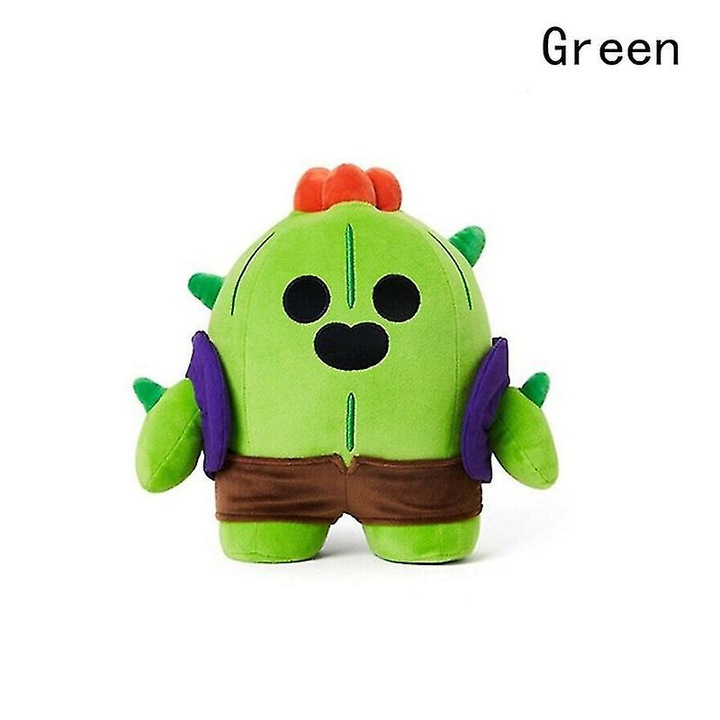 Brawl Stars plüssbaba, 25cm, zöld