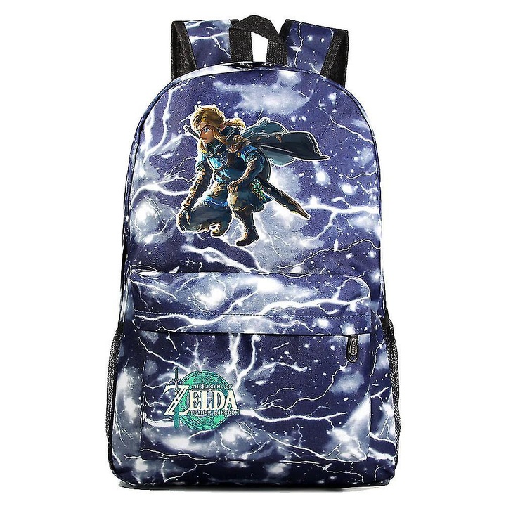 Rucsac casual "Tears Of The Game" Zelda Kingdom, 30x15x44cm, multicolor, pentru scoala, unisex