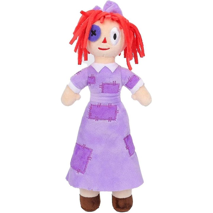 Jucarie de plus, 30cm, design inspirat din jocuri, multicolor, set de 1 bucata