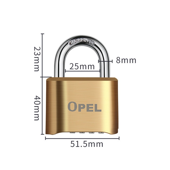 Кодов катинар, Опел, 51.5мм, водоустойчив, здрав, бронз