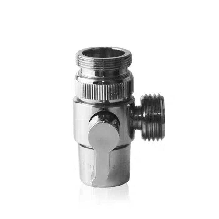 Fürdőszobai csapváltó, tömlőadapter, cink, mosogatóhoz és mosógéphez