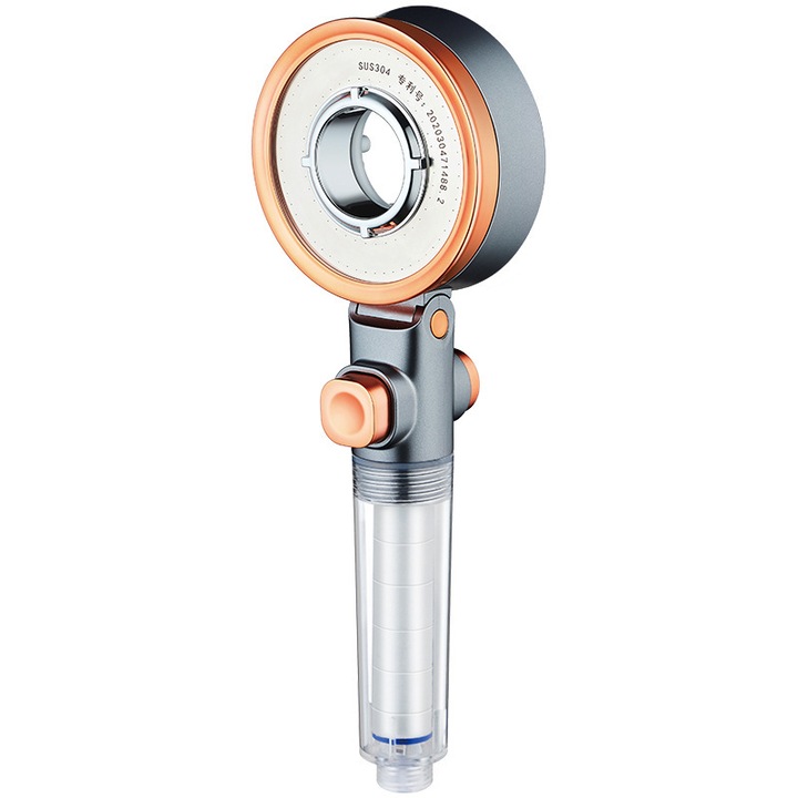 Para dus cu Filtru, 26x9cm, Set 1 Bucata, Mod Beauty SPA, Economisire Apa, Presiune Ajustabila