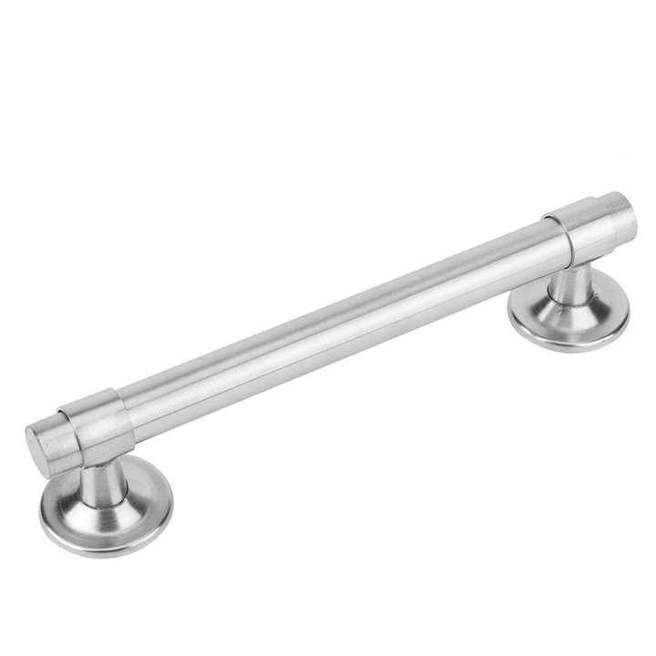 Maner usa mobilier, ajustabil, inox, 23x1.9cm, set cu 2 baze de fixare