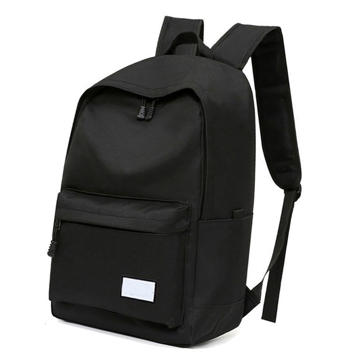 Rucsac casual pentru laptop, capacitate mare, impermeabil, 15.6 inch, negru