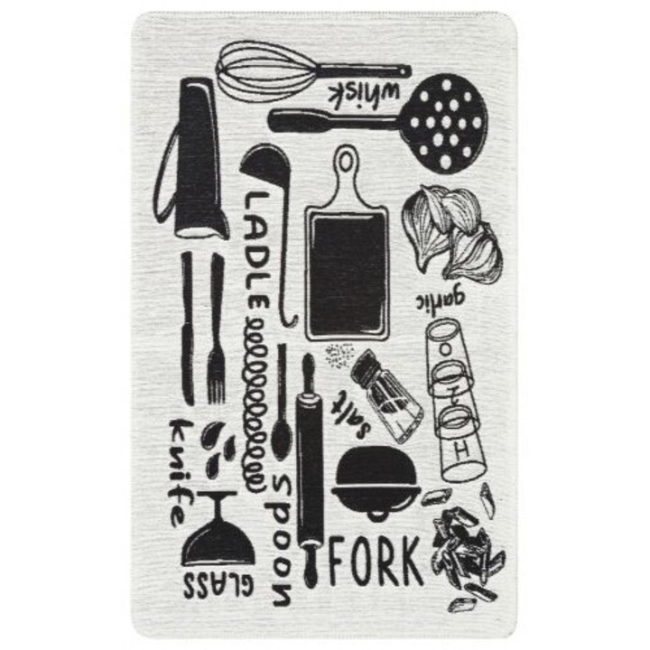 Bakero Covor Kelim Arya Neo 11 white/black (75x120 cm)