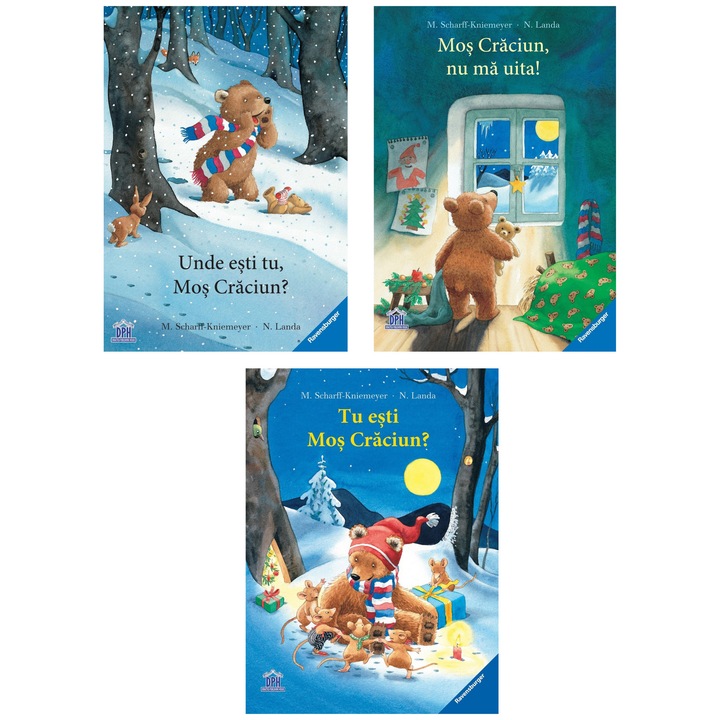 Set 3 carti IN CAUTAREA LUI MOS CRACIUN