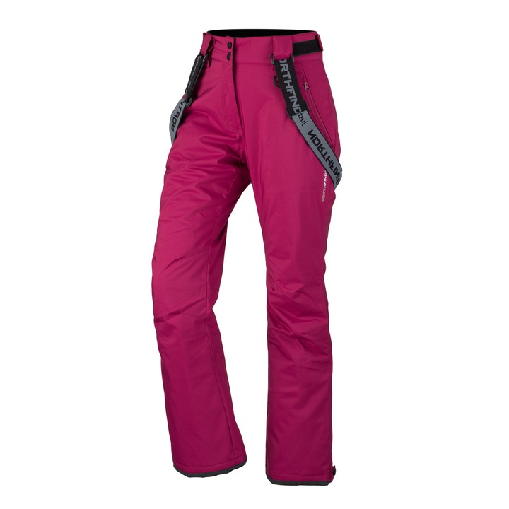 Pantaloni dama pentru schi cu captuseala Seal 10K/10K Brylee, Cherry