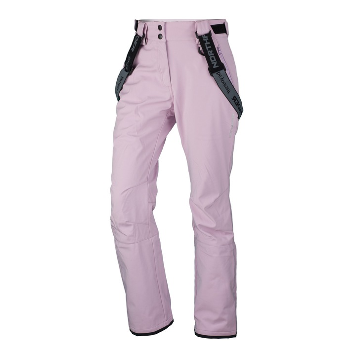Pantaloni schi impermeabili softshell elastic 3L 5K/5K femei Isabela, Mov