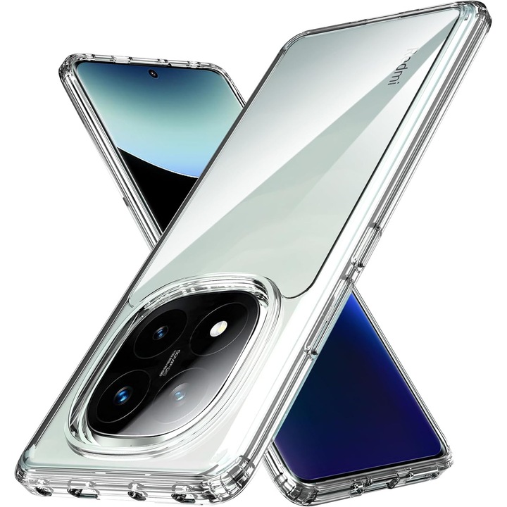 BestCase Anti Shock 1.5MM telefontok, kompatibilis modell Xiaomi Redmi Note 14 Pro, Air Cushion Technology, Átlátszó