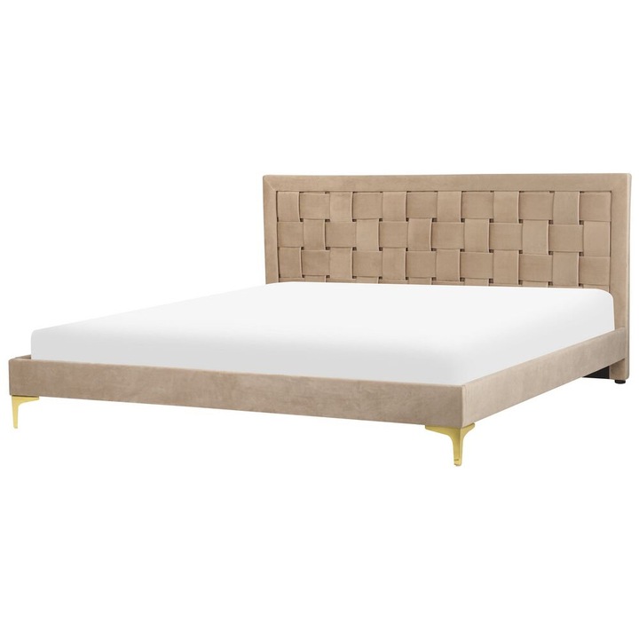 Tóp bársony franciaágy 180 x 200 cm Limoux