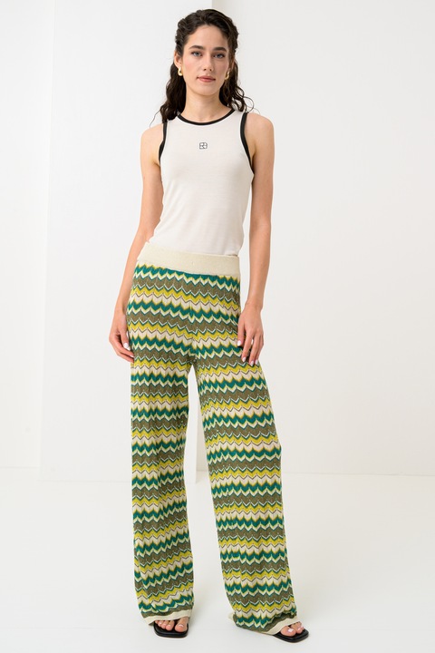 Vila, Топ Esme с лиосел с контрасти, Слонова кост/Черен