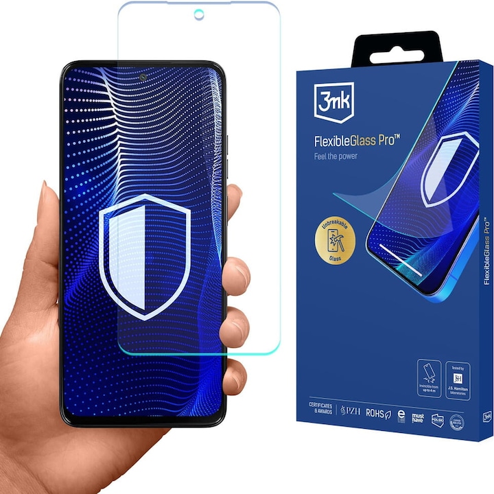 Sticla 3mk FlexibleGlass Pro pentru Motorola Moto G15, transparenta