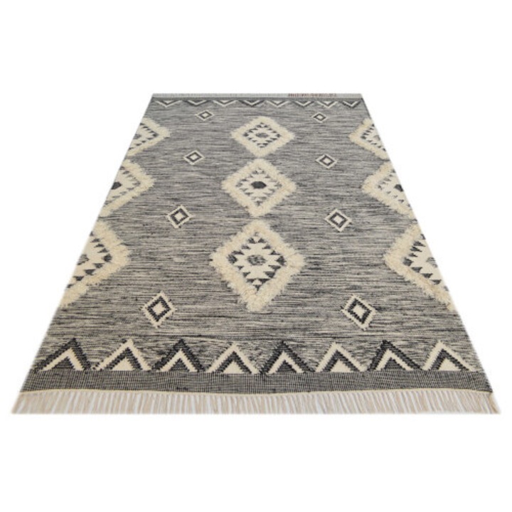 Bakero Covor Kelim Dover ivory/black (160x230 cm)